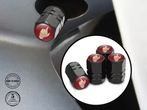 Tire Valve Covers for Cars Domed Design
